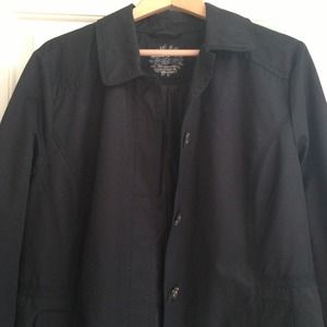 *RESERVED* Classic Black Trench Coat