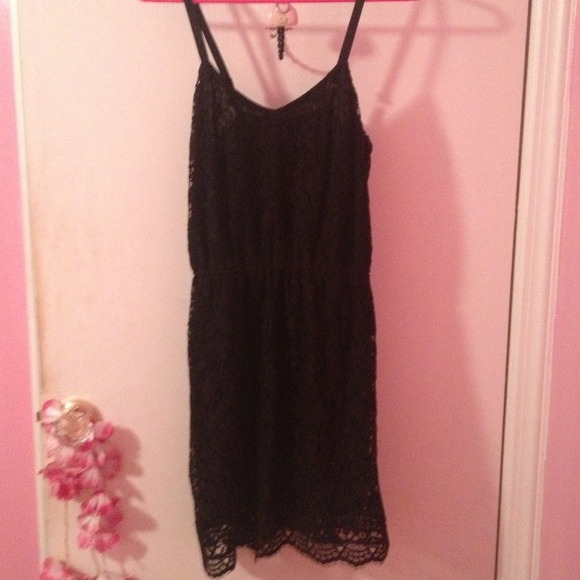 Aqua lace dress black medium - Picture 7 of 12