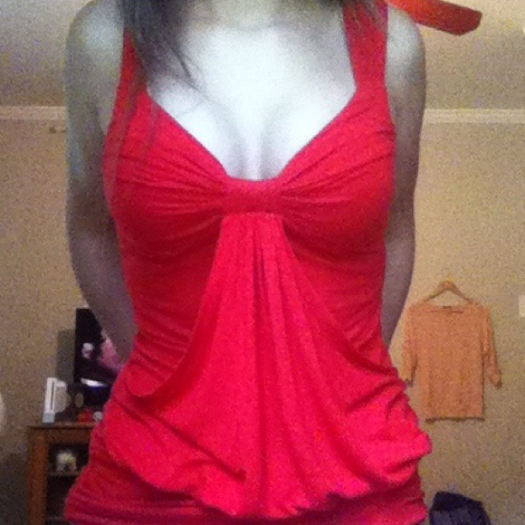 💜Red blouse from Body Central 💜 - Picture 2 of 3