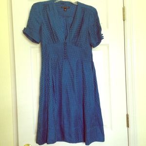 Silk polka dot dress