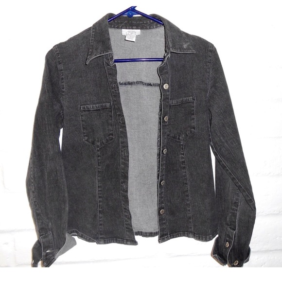 Black jean jacket