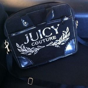 Juicy Couture laptop case with a shoulder strap