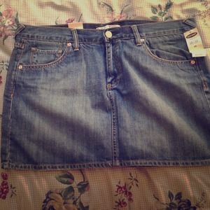 Brand new never worn denim skirt