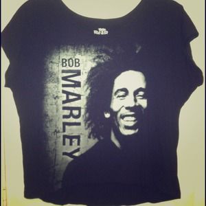 Bob Marley high-low t-shirt