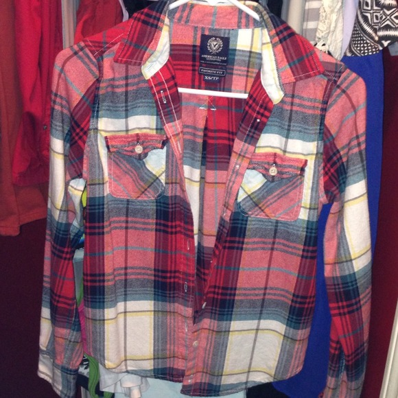 Plaid shirt! Worn once