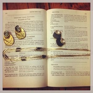 Gold and black tribal jewelry bundle