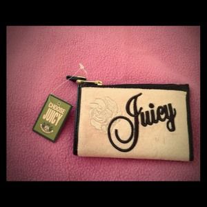 Brand new Juicy Couture key chain wallet NWT