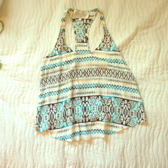 Rory Beca diamond print tank