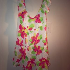 Flower beach dress