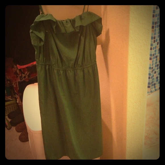SOLD! Old Navy green ruffle dress