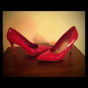 Nine West Red Patent Heels