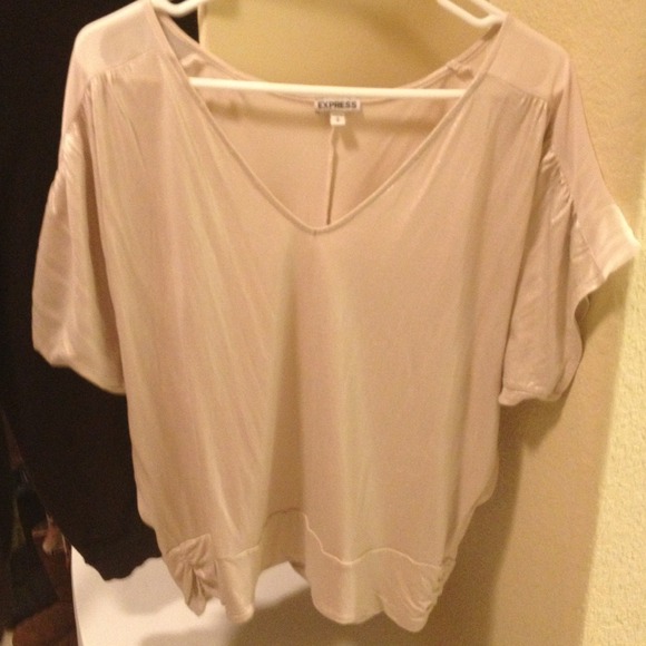 SOLD!!! Express tan shirt