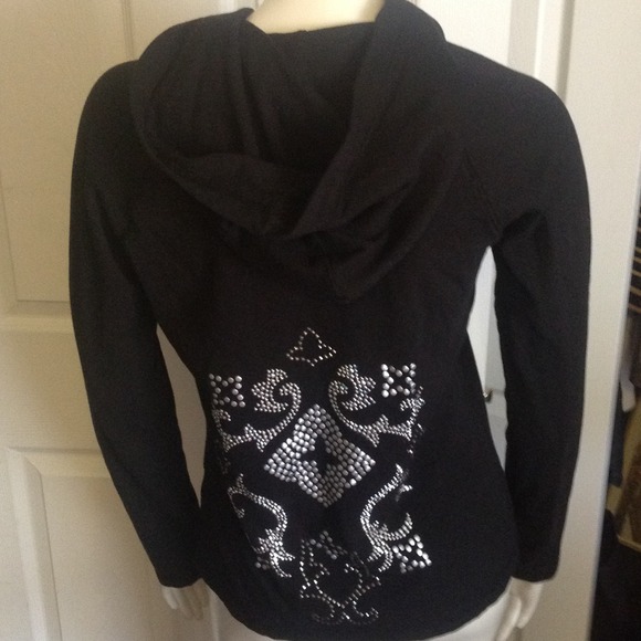 SOLD In bundle Pink Lotus zip up hooded jacket