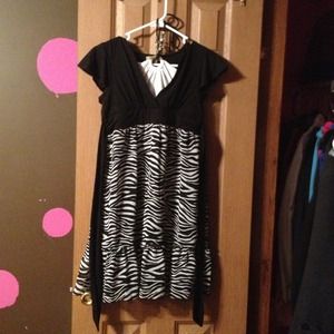 Zebra Print Dress
