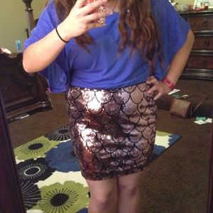 Sequin skirt