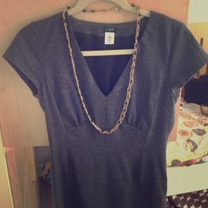 SOLD  wool suiting dress