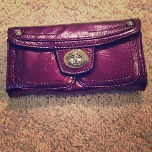 Purple wallet