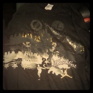 Jordan black cat 3 shirt size medium