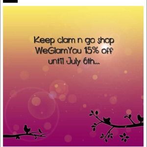 Go shop WeGlamYou.bigcartel.com