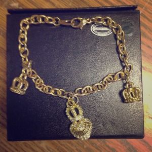 Gold juicy couture bracelet