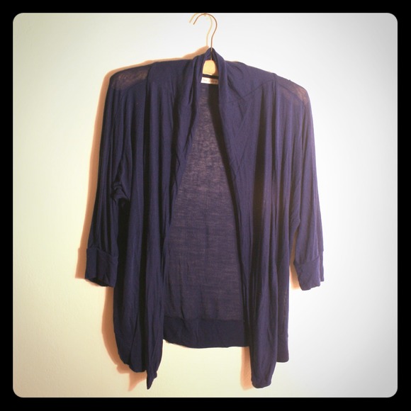 Navy blue lightweight sweater