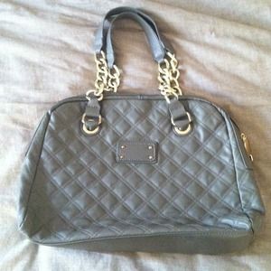 Reduced! Grey Quilted Bag