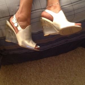 SEXY NINE WEST WEDGE HEELS!  SIZES 9,9,5
