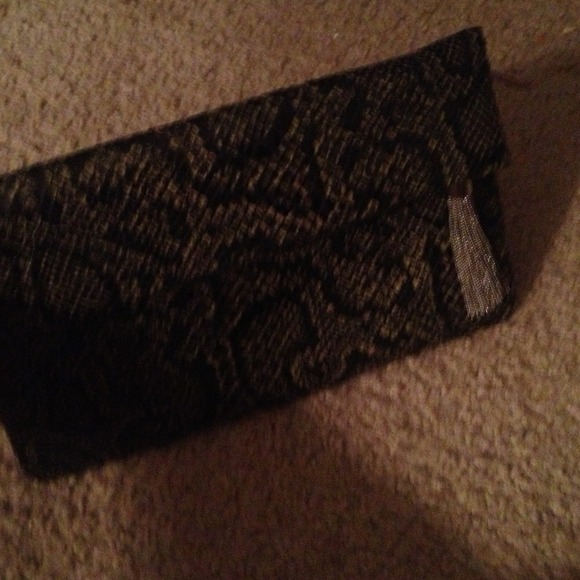 Banana republic snakeskin clutch