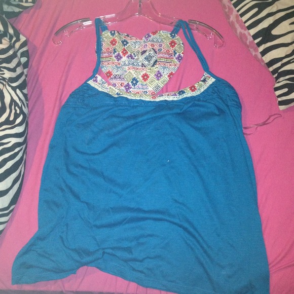 Teal tank size 2x
