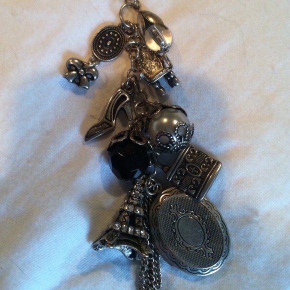Paris theme necklace