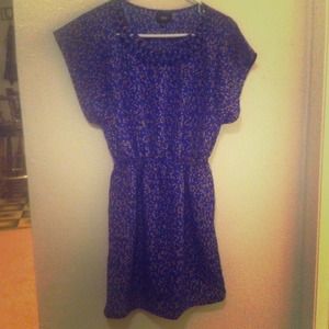 Purple and gold/brown dress