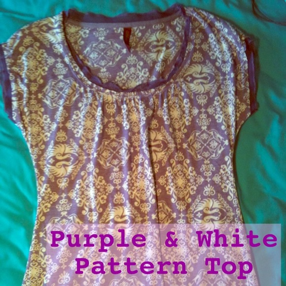 •SOLD• Purple Pattern Top