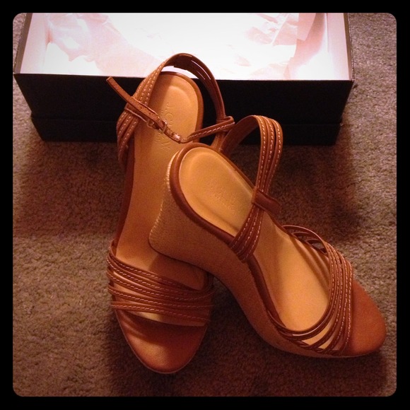 Brown J. Crew wedges