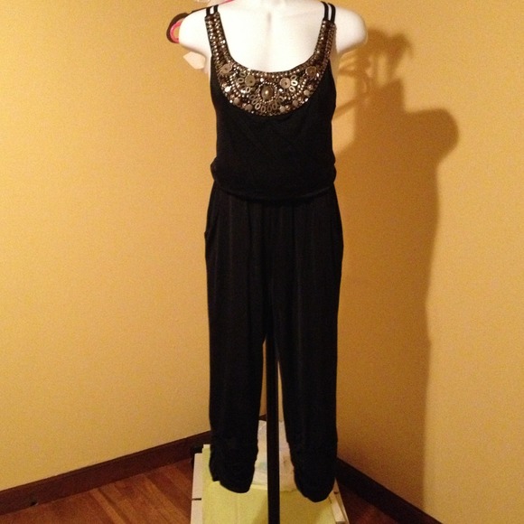 Silky Beaded jumpsuit