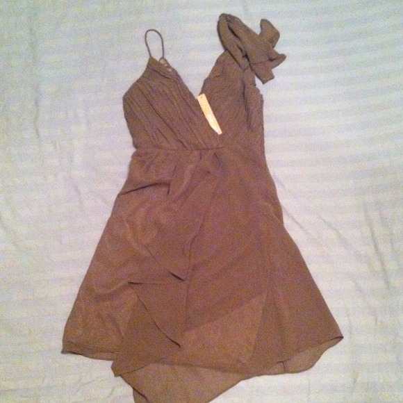 MINUET dress in mocha