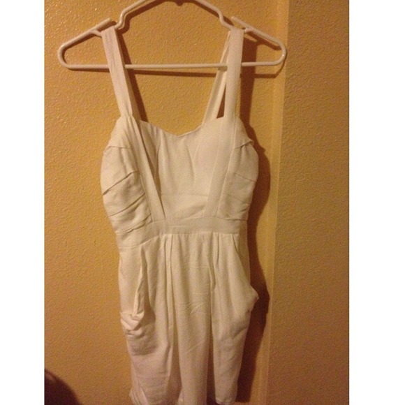 BCBG white dress