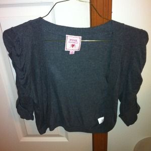 Gray pink republic shrug medium