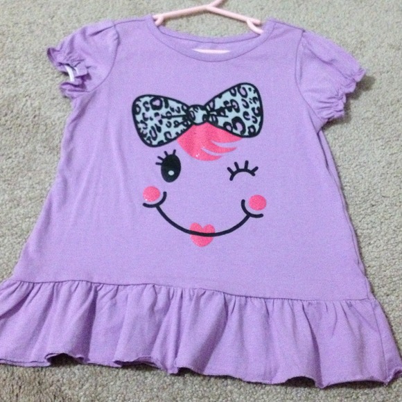 🚫Sold🚫TODDLER Purple Short Sleeve Top