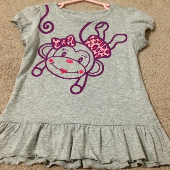 🚫Sold🚫TODDLER Grey Short Sleeve Top