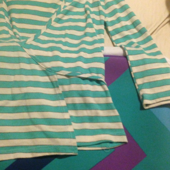 Ella Moss S striped wrap blouse - Picture 2 of 4