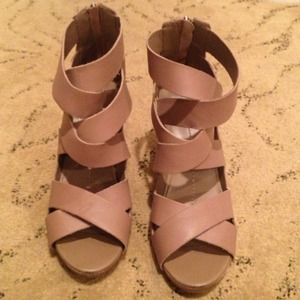 Strappy tan dolce vitas