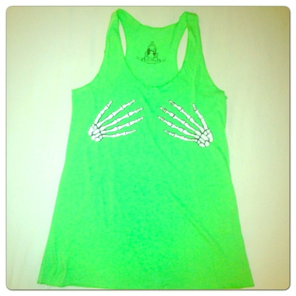 Skull Hands Racerback Tank