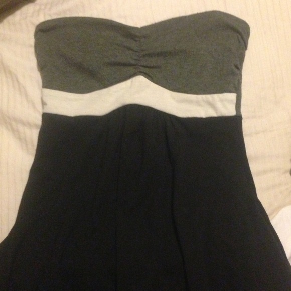 Black cream and grey minidress - Picture 2 of 4
