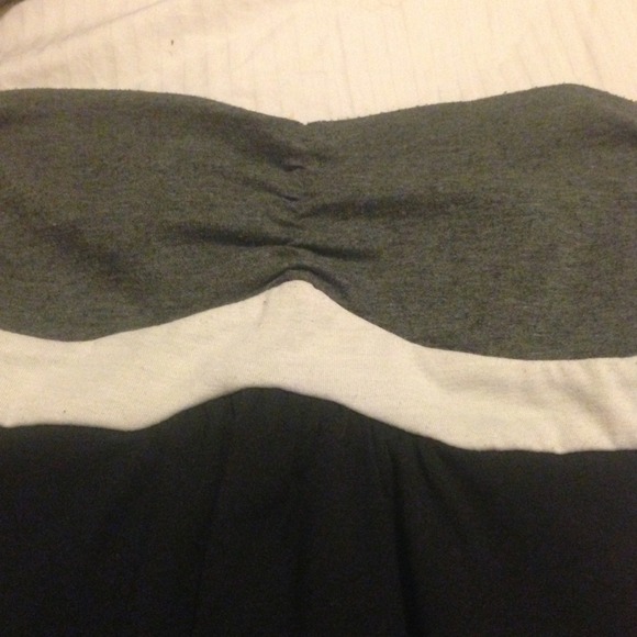 Black cream and grey minidress - Picture 3 of 4