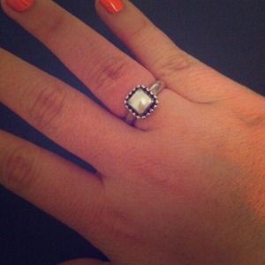 Silpada mother of pearl ring. Size 7