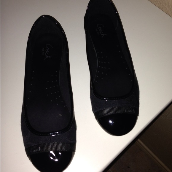 Black coach shoes