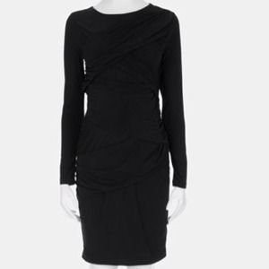 Topshop wrap panel bodycon maternity dress