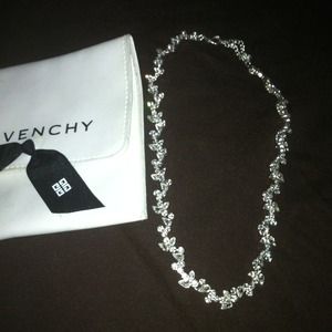 Authentic Givenchy crystal necklace w/original bag
