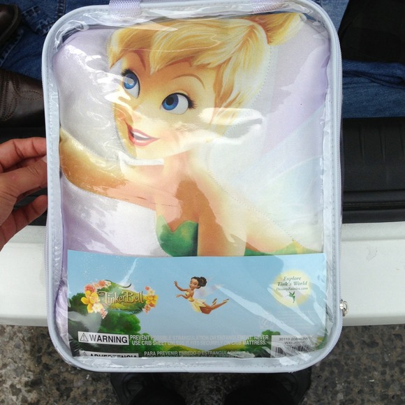Tinker bell toddler bed set