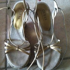 Guess wedge heels
